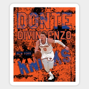 Donte divincenzo || new york knicks Sticker